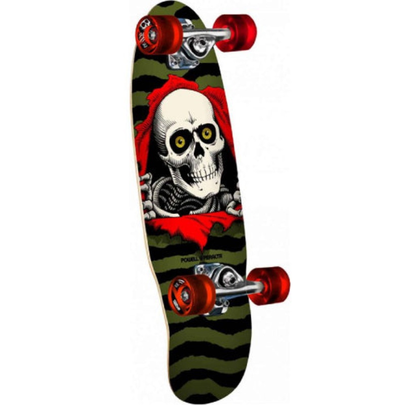 Powell Peralta Micro Mini Ripper Cruiser Complete  Olive 24″ 24″