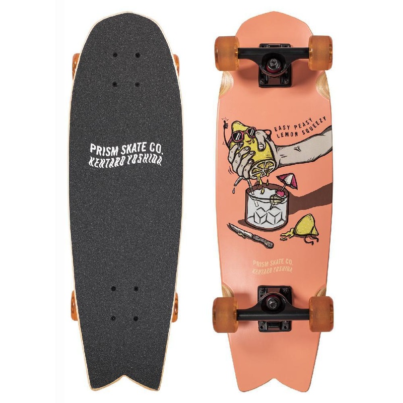 Prism Grit 27″ Cruiser Longboard Skateboard – Kentaro Series Complete