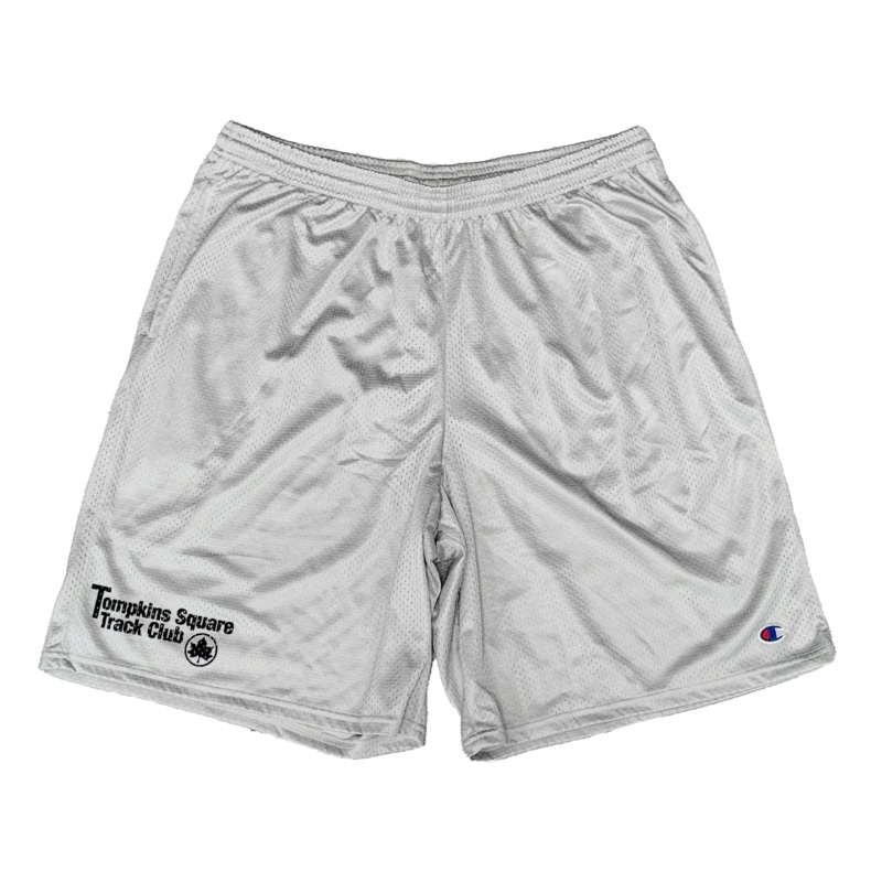 Quartersnack Tompkins Track Club Champion Gym Shorts Grey Small