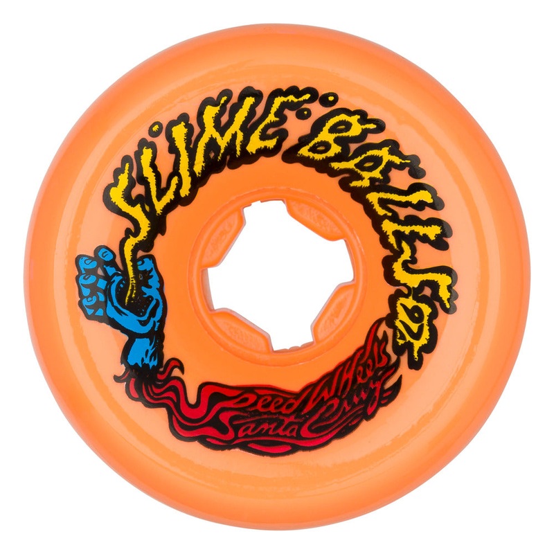 Slime Balls 97a Vomits 60mm Skateboard Wheels 60mm Orange