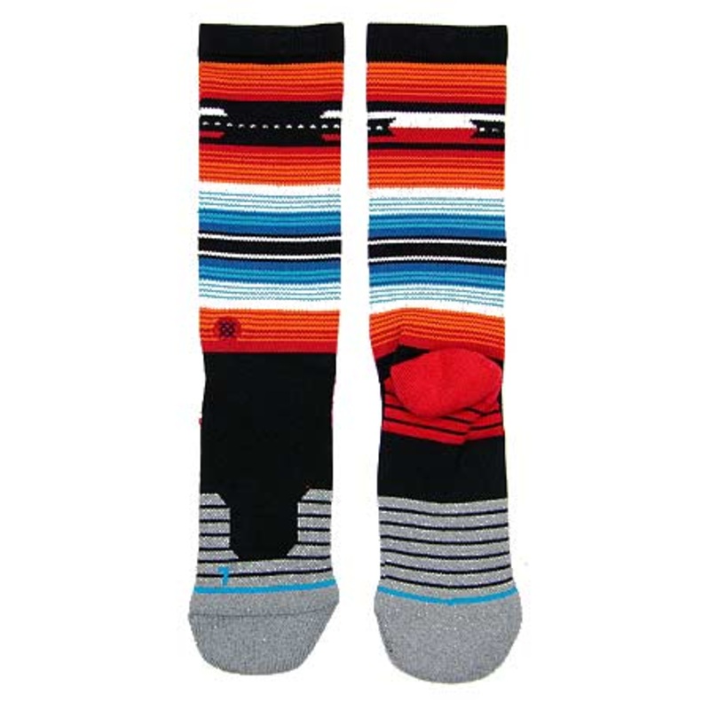 Stance Roots Crew-Socks Black Large
