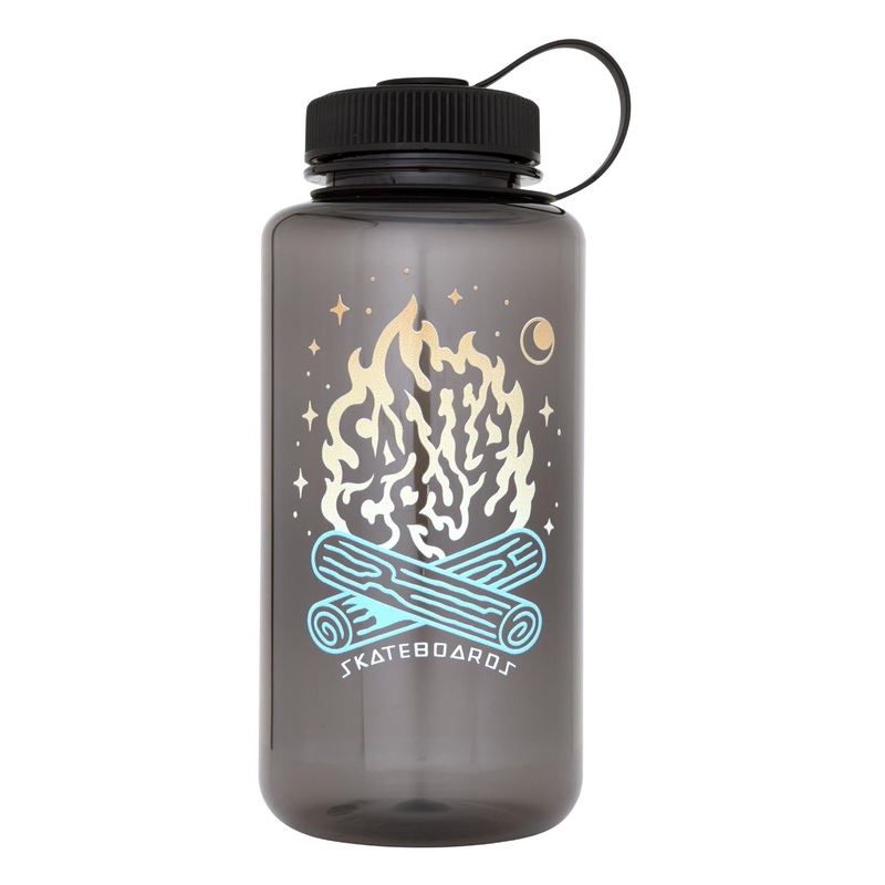 Starry Campfire Santa Cruz 34oz Water Bottle Smoke Grey OS