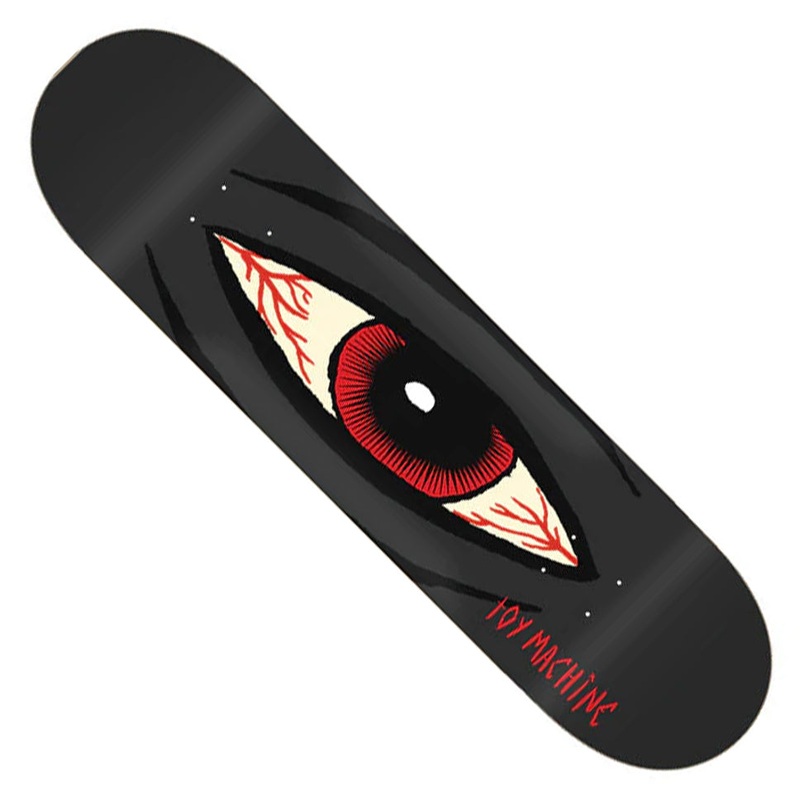 Toy Machine Sect Eye Bloodshot Deck Black 8.13 x 32.25 WB:14.5