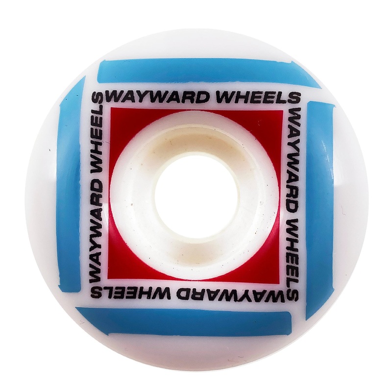 Wayward Wheels – 56mm – Waypoint Wheel – White / Blue