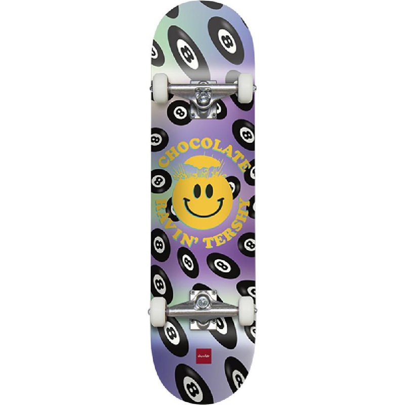 Chocolate Tershy Mind Blown Smiley Face 8.0″ Skateboard Complete