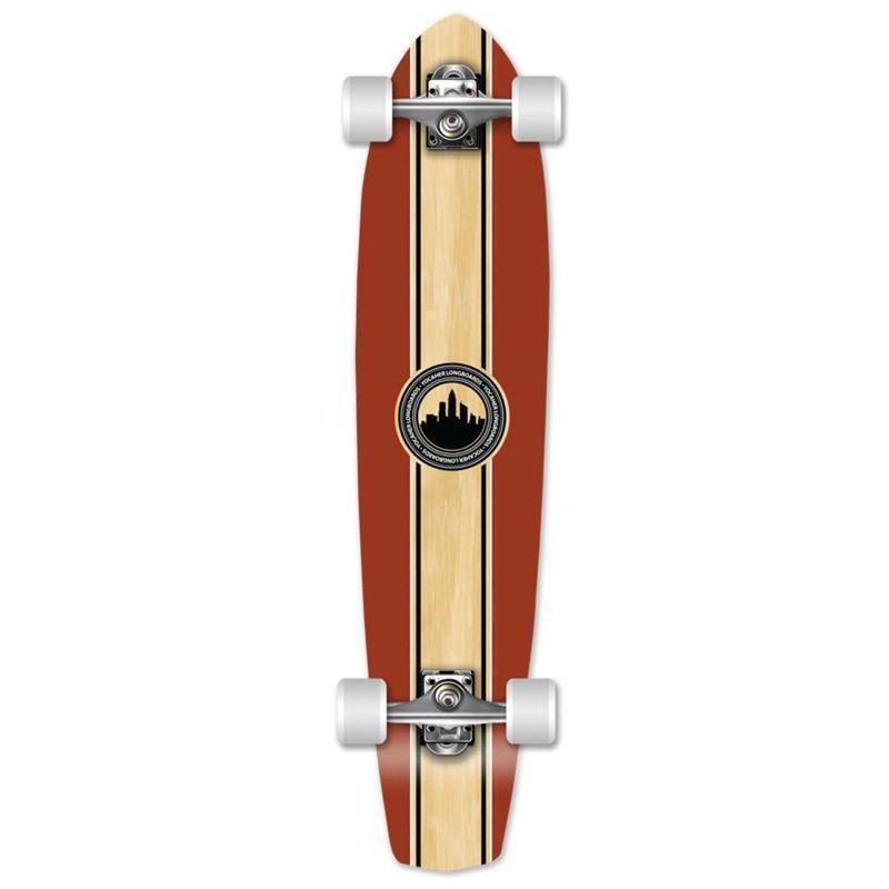 Crest 36″ Slimkick Longboard from Punked – Complete Complete