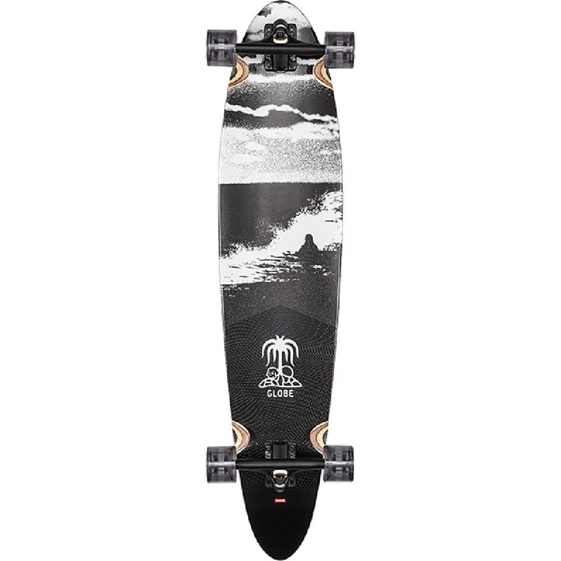 Globe Pinner Classic Comp Coconut/Black Tide 40″ Pintail Longboard Complete