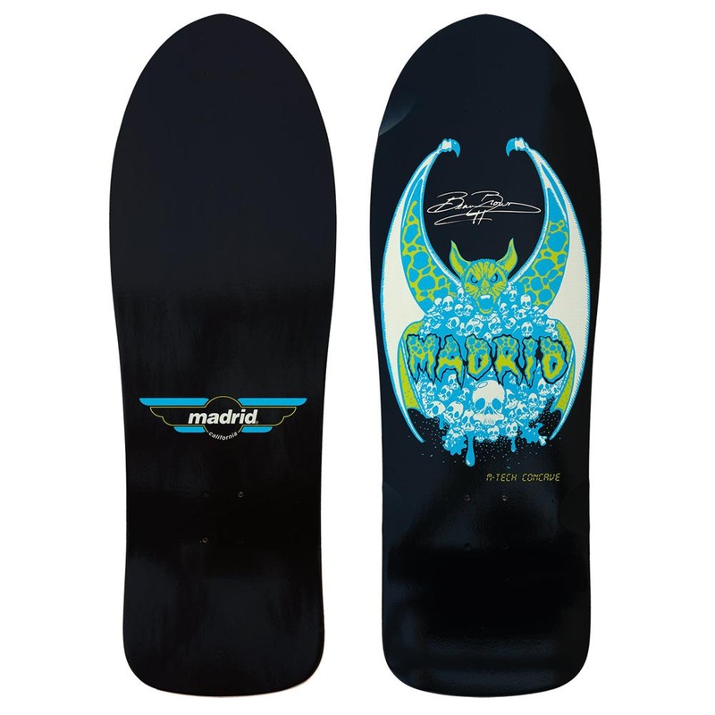 Madrid Retro Beau Brown | Glow In The Dark Series | 30.75″ Old School Longboard Deck
