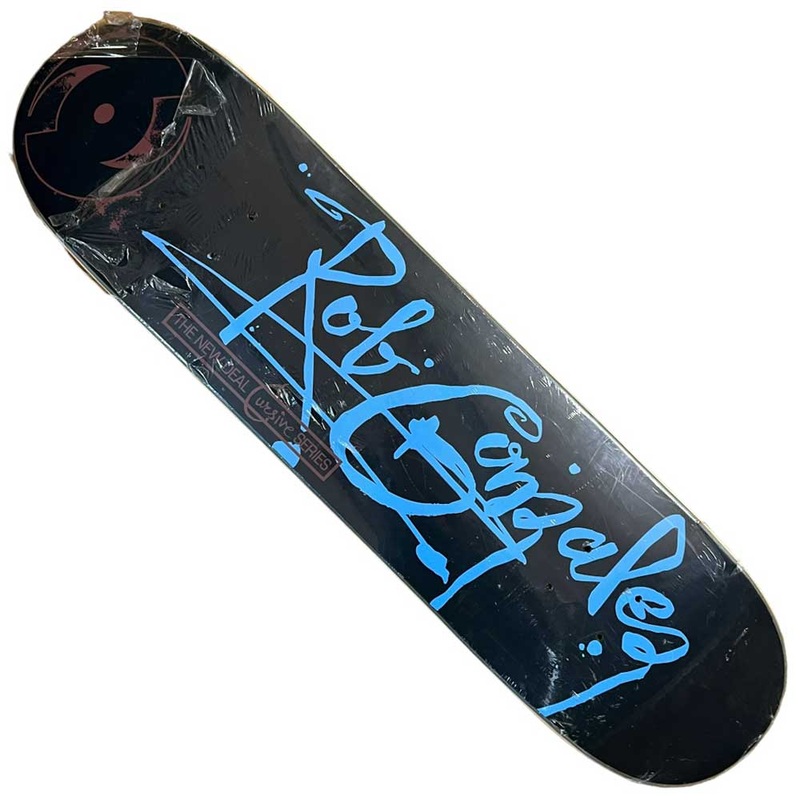 New Deal Rob Gonzales Deck 7.75×31.3 Cursive Series Skateshop Day Office Clean Out