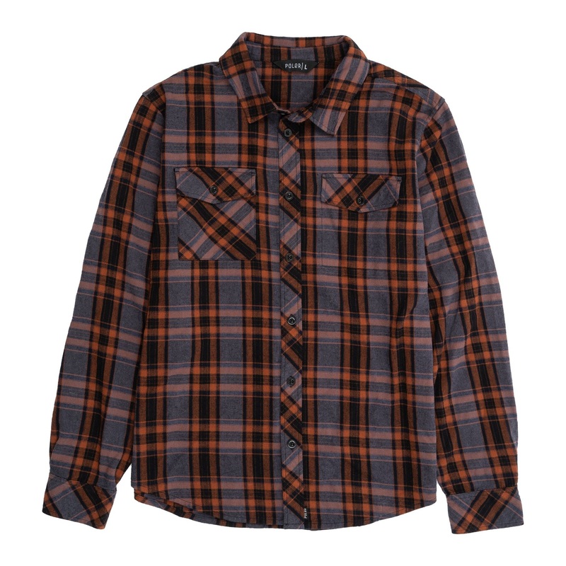 Poler Halifax Flannel Burnt Orange M