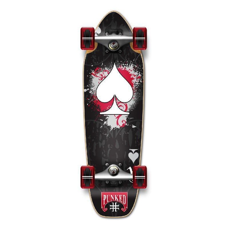 Punked Mini Cruiser Ace of Spades Complete – Black Ace Complete