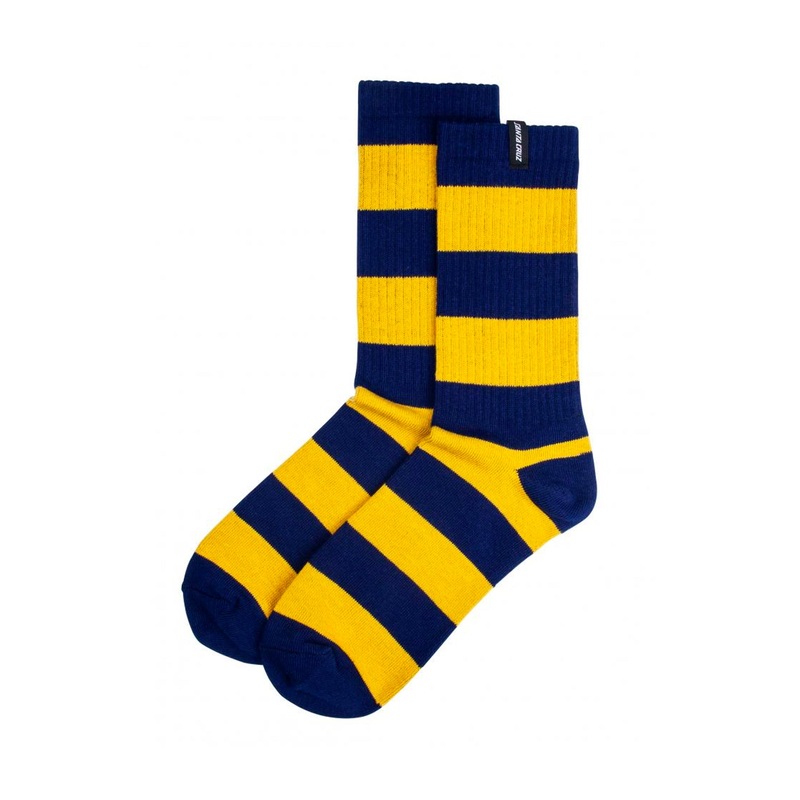 Santa Cruz Socks Dip Sock Navy/Mustard