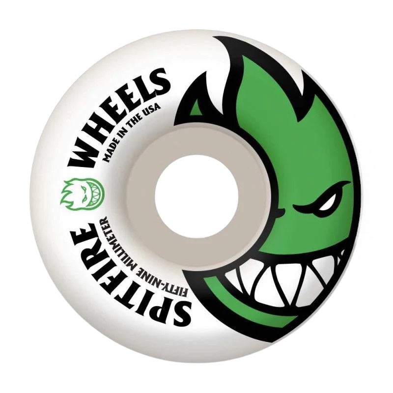 Spitfire Wheels Bighead Green Skateboard Wheels 59mm 99a 59mm