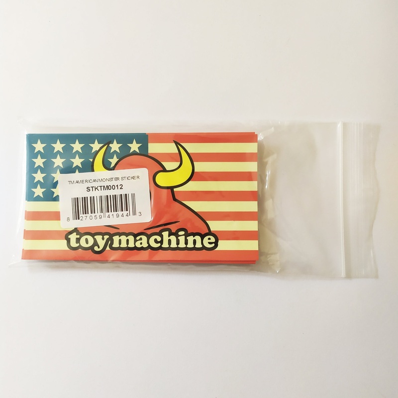 Toy Machine “American Monster” Stickers – 25 pack/new/sealed/official
