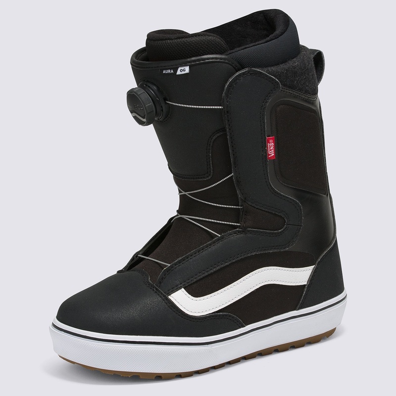 Vans Aura OG Snowboard Boot Black/White 20 7