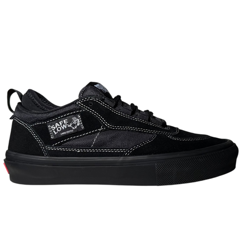VN000EEHBKA1 Skate Safe Low Black Black Vans Skate Suede Rubber Shoes 7