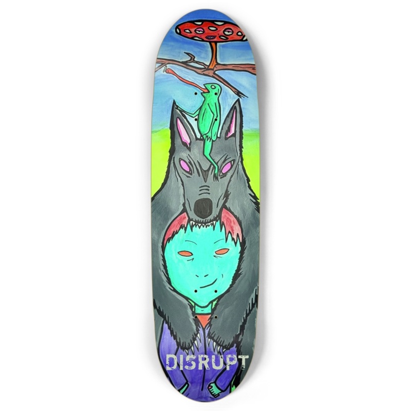 Amanita’s Dream (Glow in the dark) Deck Only No wall hangers