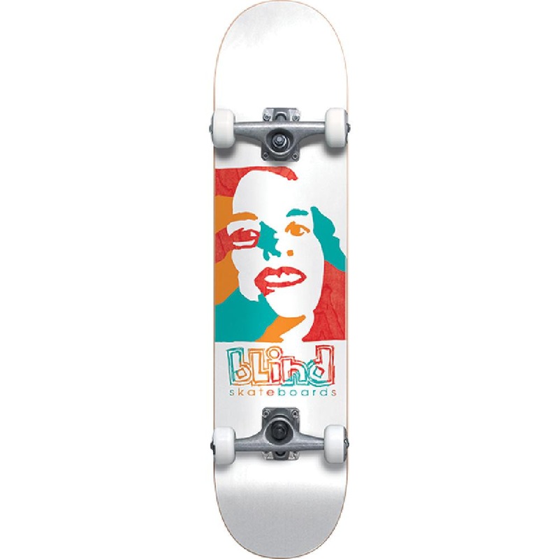 Blind Psychedelic Girl Premium White 7.75″ Skateboard Complete