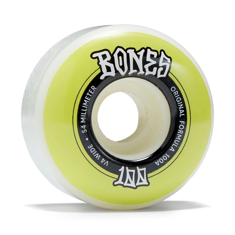 Bones 100’s V4 Wide Wheels | 54MM 54mm