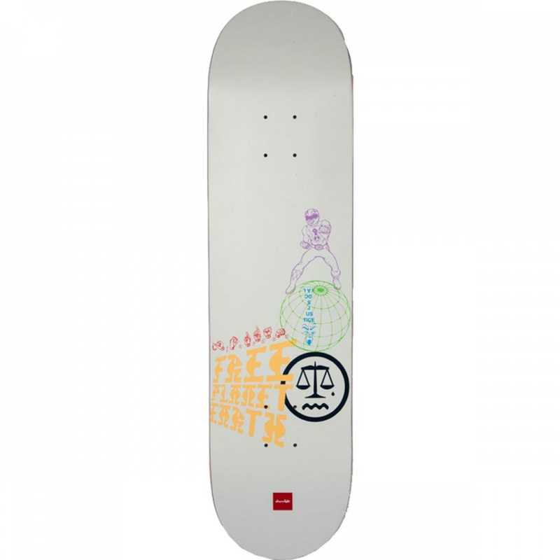 Chocolate Trahan Free Planet Earth 8.0″ Skateboard Deck