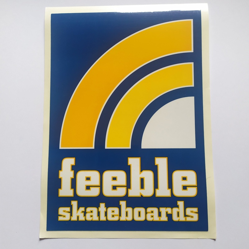 Feeble Skateboards Skate Sticker – large