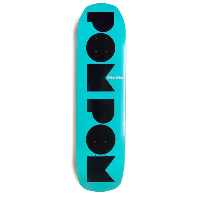 Pompom Skateboards Logo 8.125″ Skateboard Deck Deck