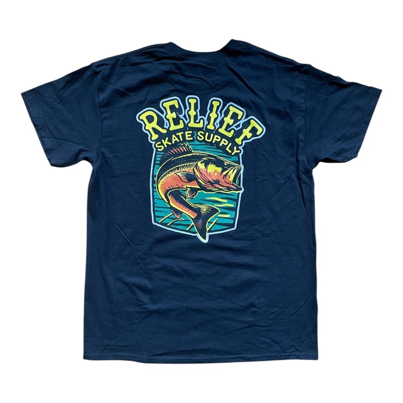 Relief Bass T Shirt Black S