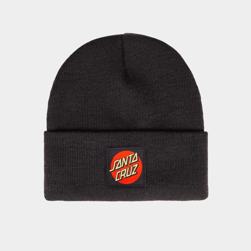Santa Cruz – Classic Label Beanie – Black