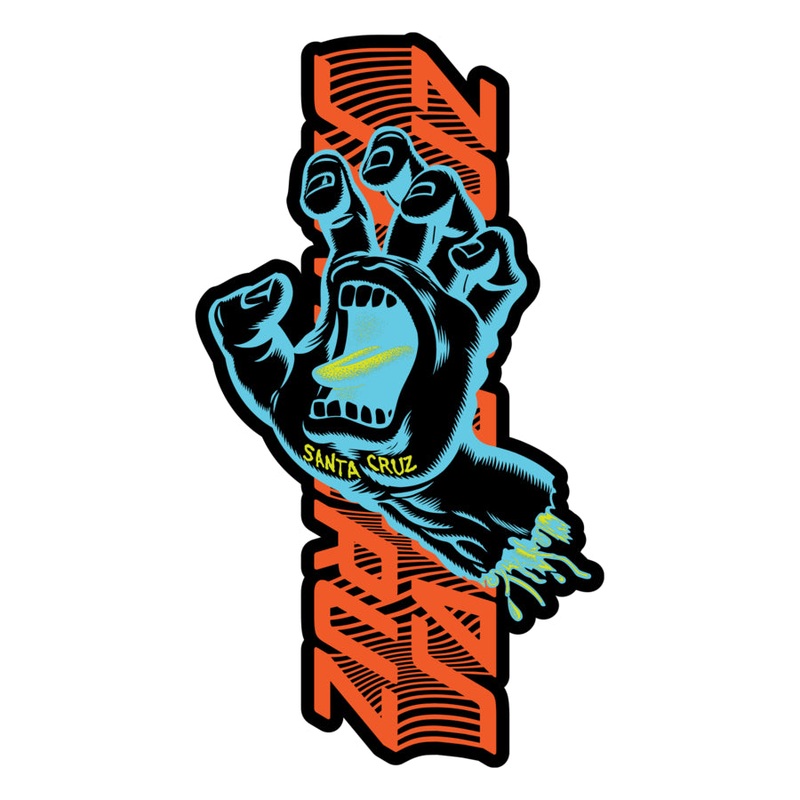 Santa Cruz Split Strip Hand 3.5″ Sticker