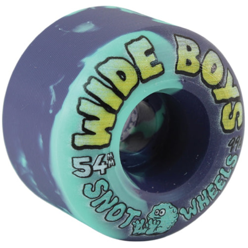 Snot Wide Boys Wheels Teal/Purple Swirl 54MM 99A 54mm