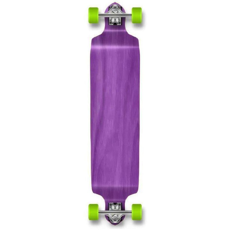 Stained Purple Drop Down 41″ Blank Longboard Complete