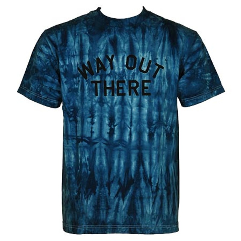 The Quiet Life Way Out There T Shirt Blue Tie Dye Large