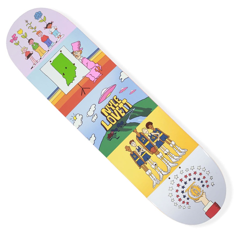 Theories Nyle Lovett House Rock Deck Multicolor 8.25 x 32 WB:14.25