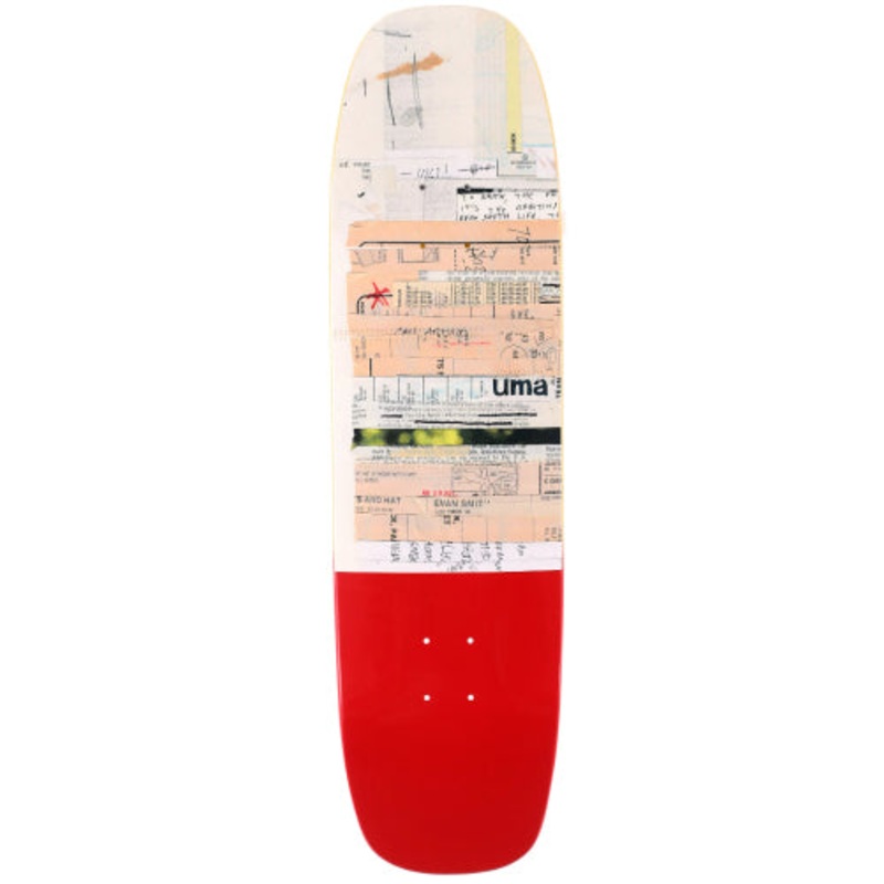 Uma Evan Smith Remnants Shaped Skateboard Deck 8.625″ 8.625″