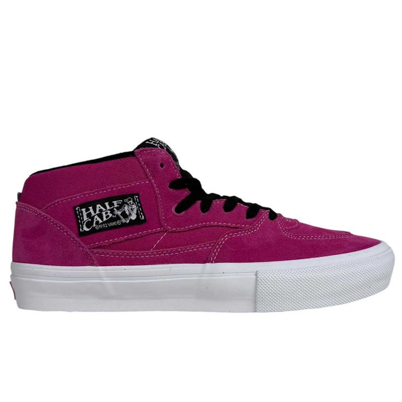 VN0A2Z34AFJ1 Pop Hot Pink Suede Skate Half Cab Vans Shoes 3.5
