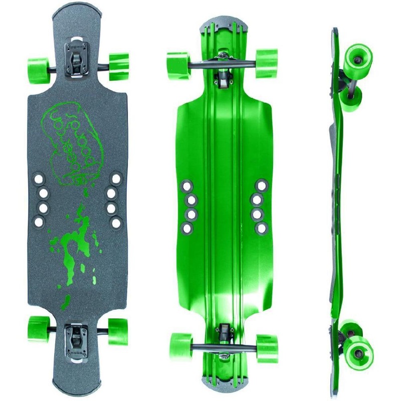 Beercan Green 40″ Kegger Drop Through Longboard Complete