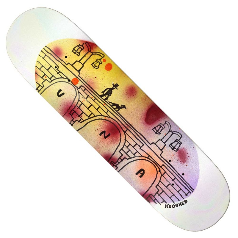 Bridge Una 8.5×31.85 Krooked Skateboard Deck