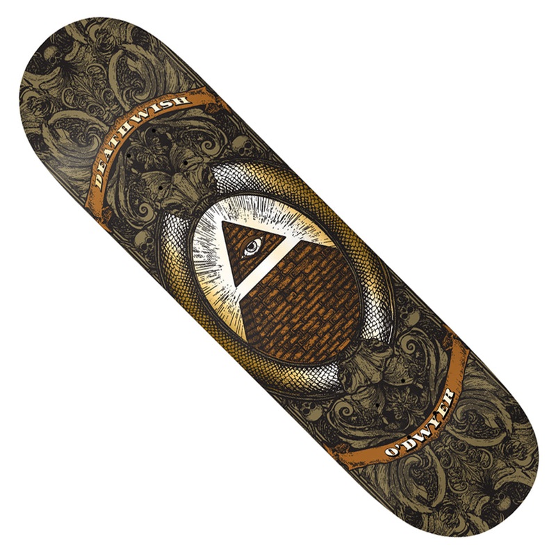 Deathwish Brian Odwyer All Seeing Deck Gold Foil 8.5 x 31.75 WB:14.25