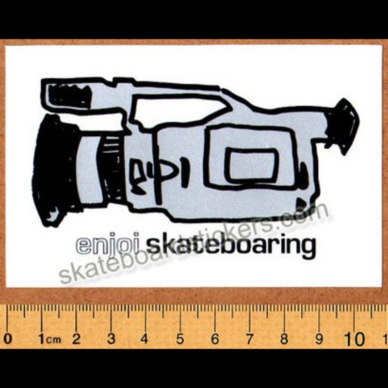 Enjoi Skateboards – Glitch Sony VX2000 Camcorder Skateboard Sticker