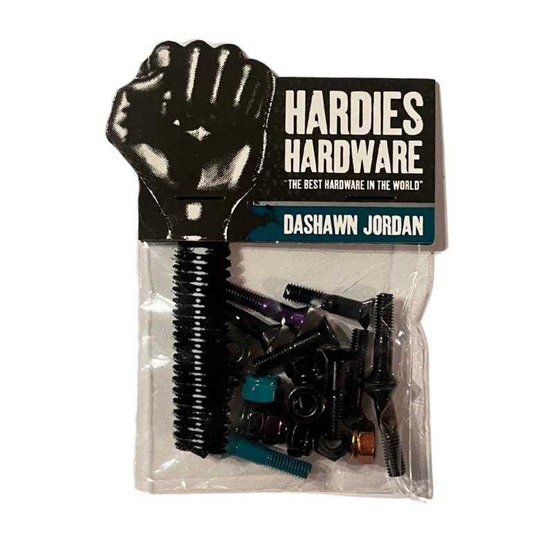 Hardies Hardware Dashawn Allen Head Hardware .75″ (Black/Teal/Purple)