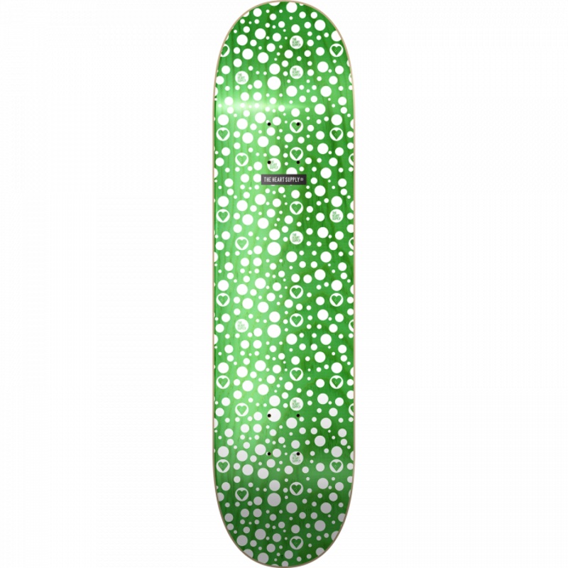 HS SPOTS DECK-8.25 GRN/WHT