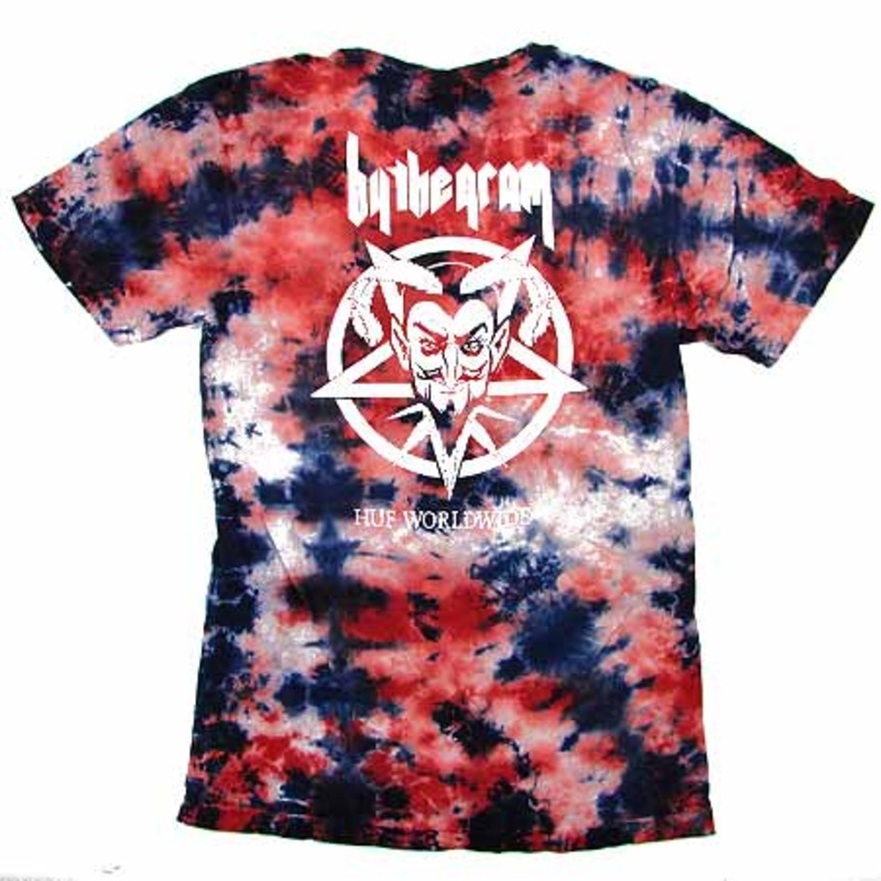HUF By The Gram Bloodwash T Shirt Red/ Black Medium
