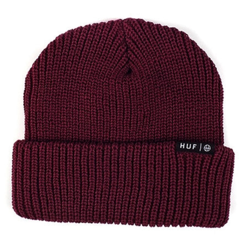 HUF Usual Beanie Burgundy One size fits all