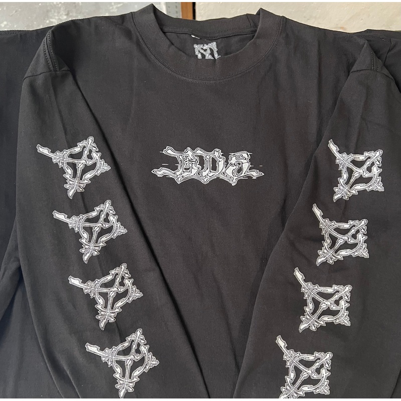 LG BDA Skateboard Wes Art Long Sleeve Shirt – Black