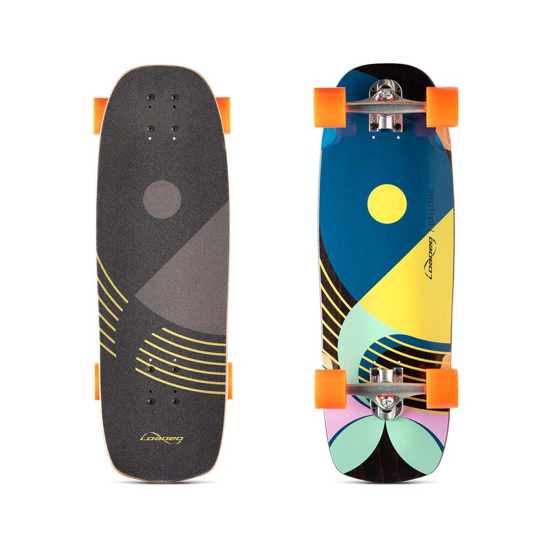 Loaded Ballona Willy Bright Blue/Yellow 27″ Cruiser Longboard