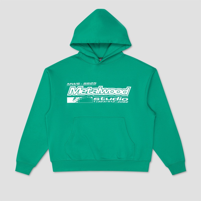 Metalwood LA Brea Shop Hood Green Small
