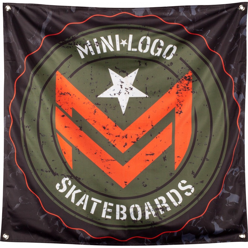 Mini Logo Chevron Stamp 36″ x 36″ Cloth Banner