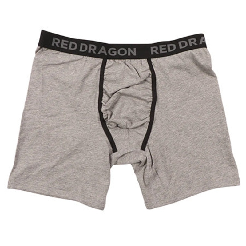 Red Dragon Boxer Briefs Charcoal/ Black Medium