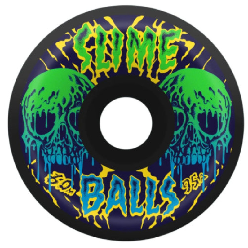 Santa Cruz Slime Balls Skull Vomits Skateboard Wheels 60MM 95A 60mm