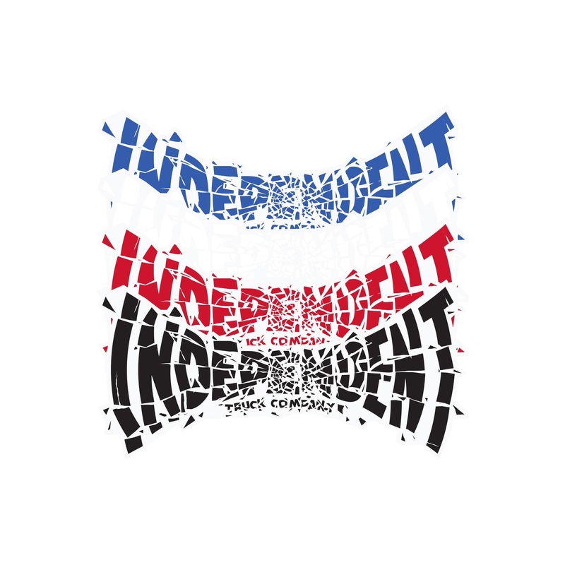 Shatter Span 6in Independent Stickers (25 Pack) Assorted Color 6 in